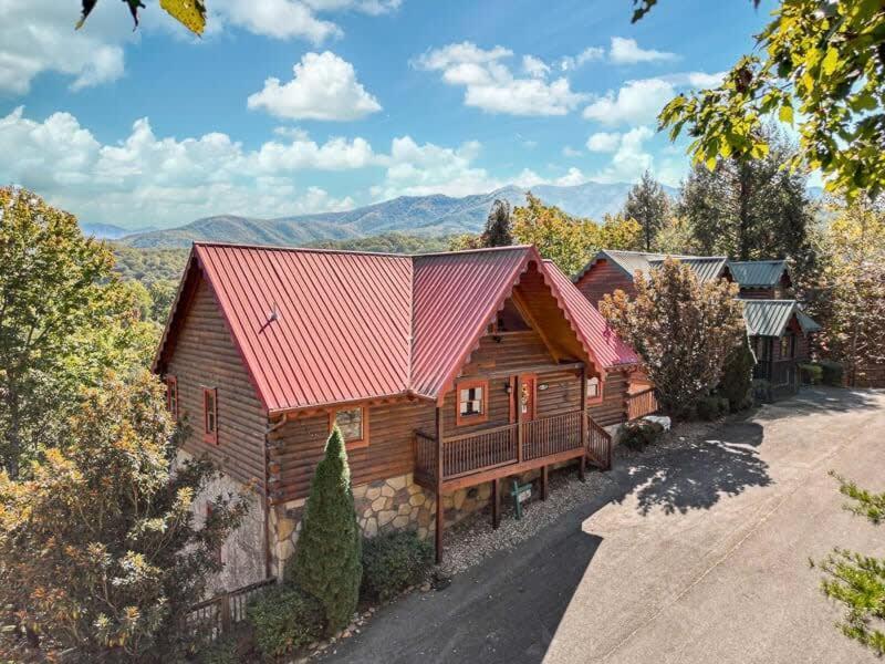 Movie Theater Hot Tub View Mountain Escape Villa Gatlinburg Buitenkant foto